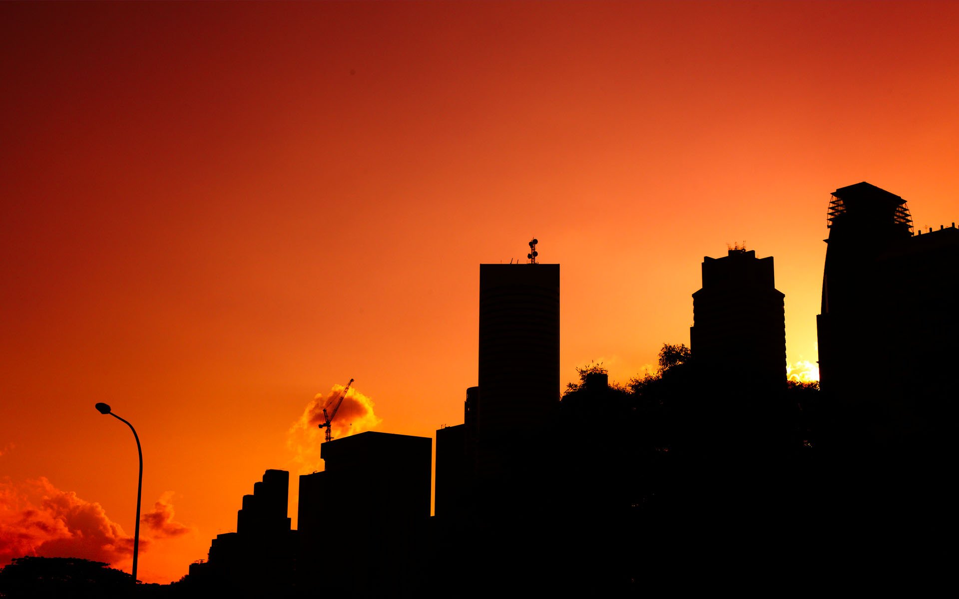 sonnenuntergang himmel stimmung