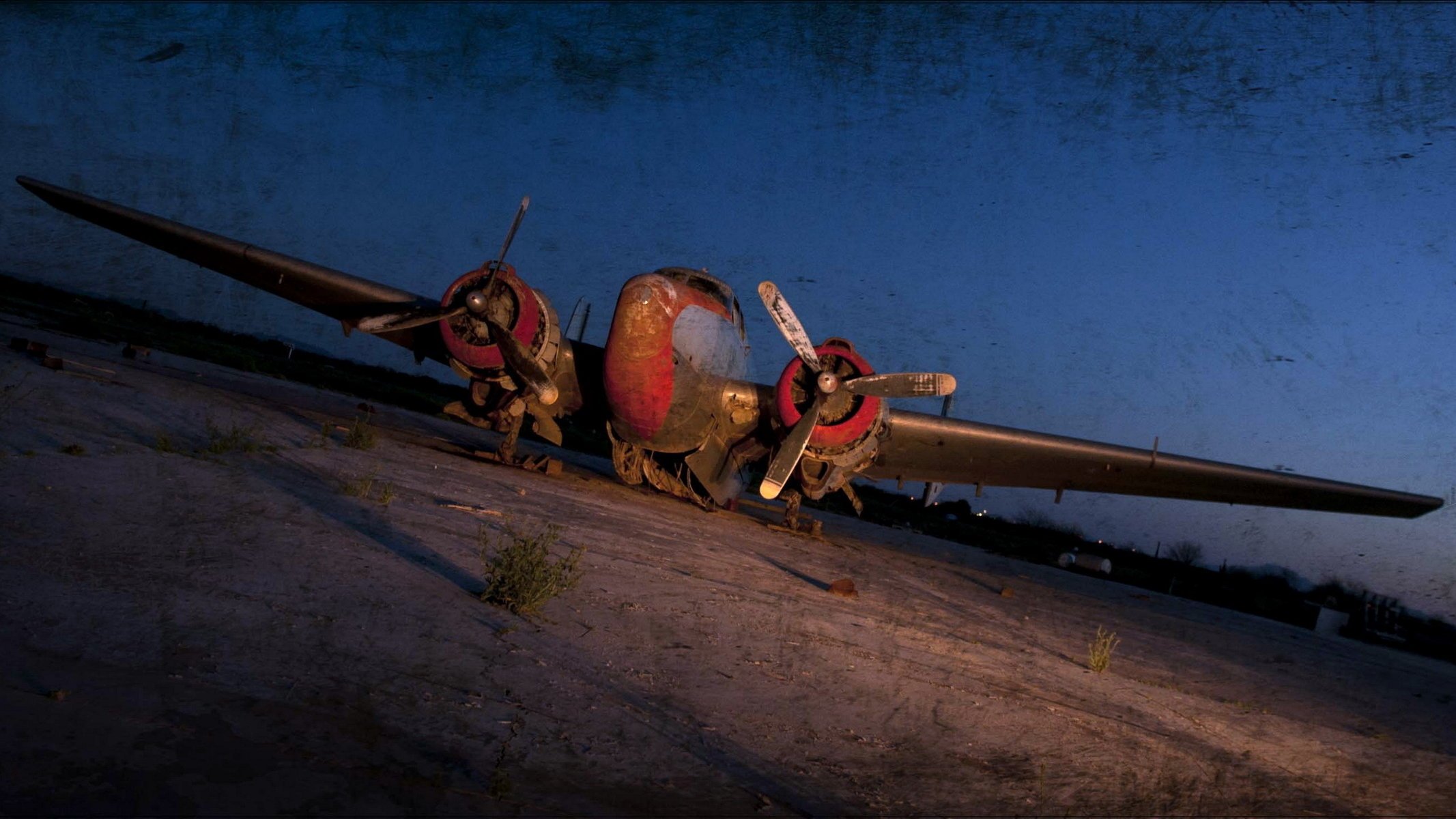 flugzeug flugplatz nacht