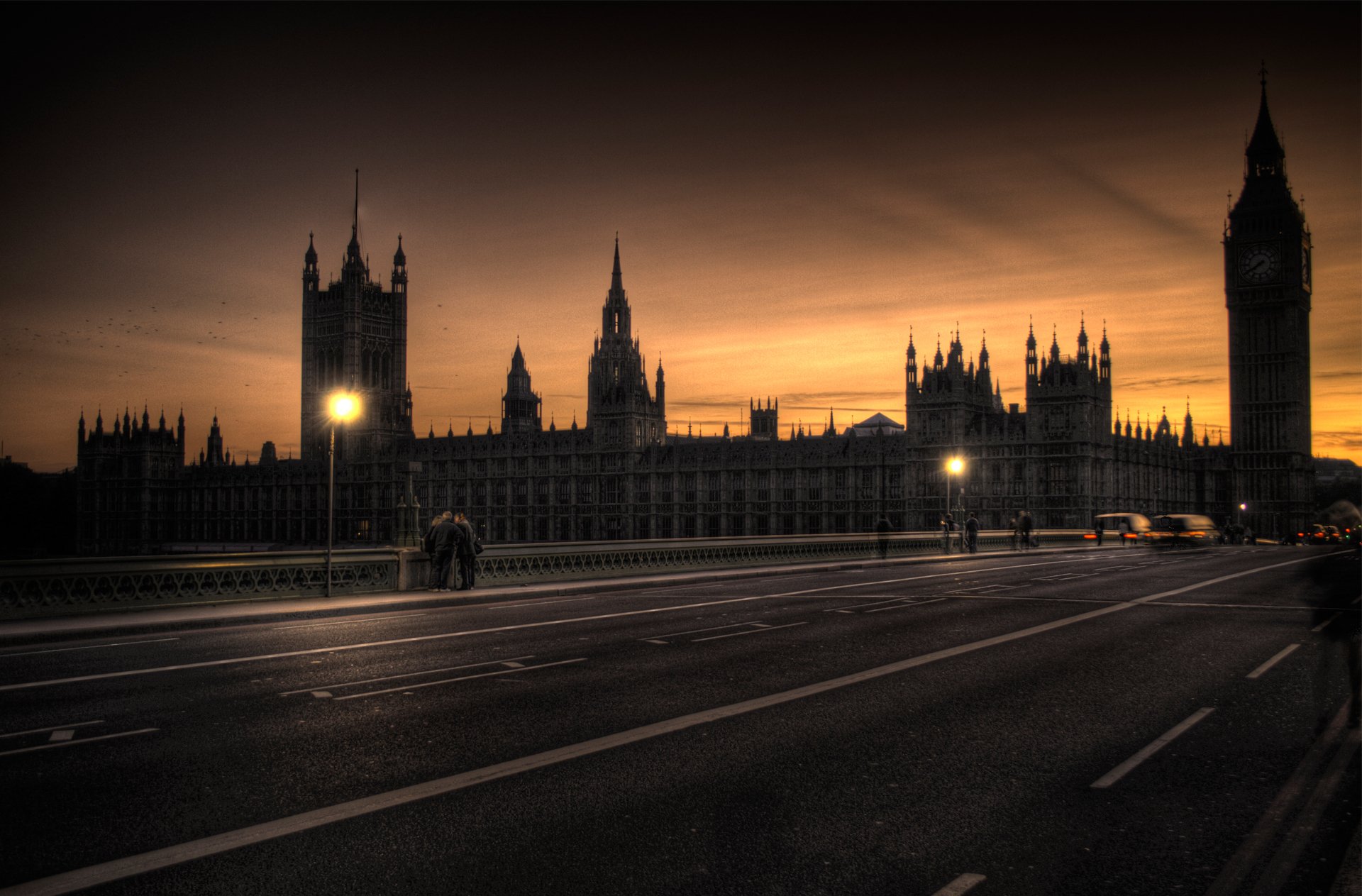 london brücke big ben menschen