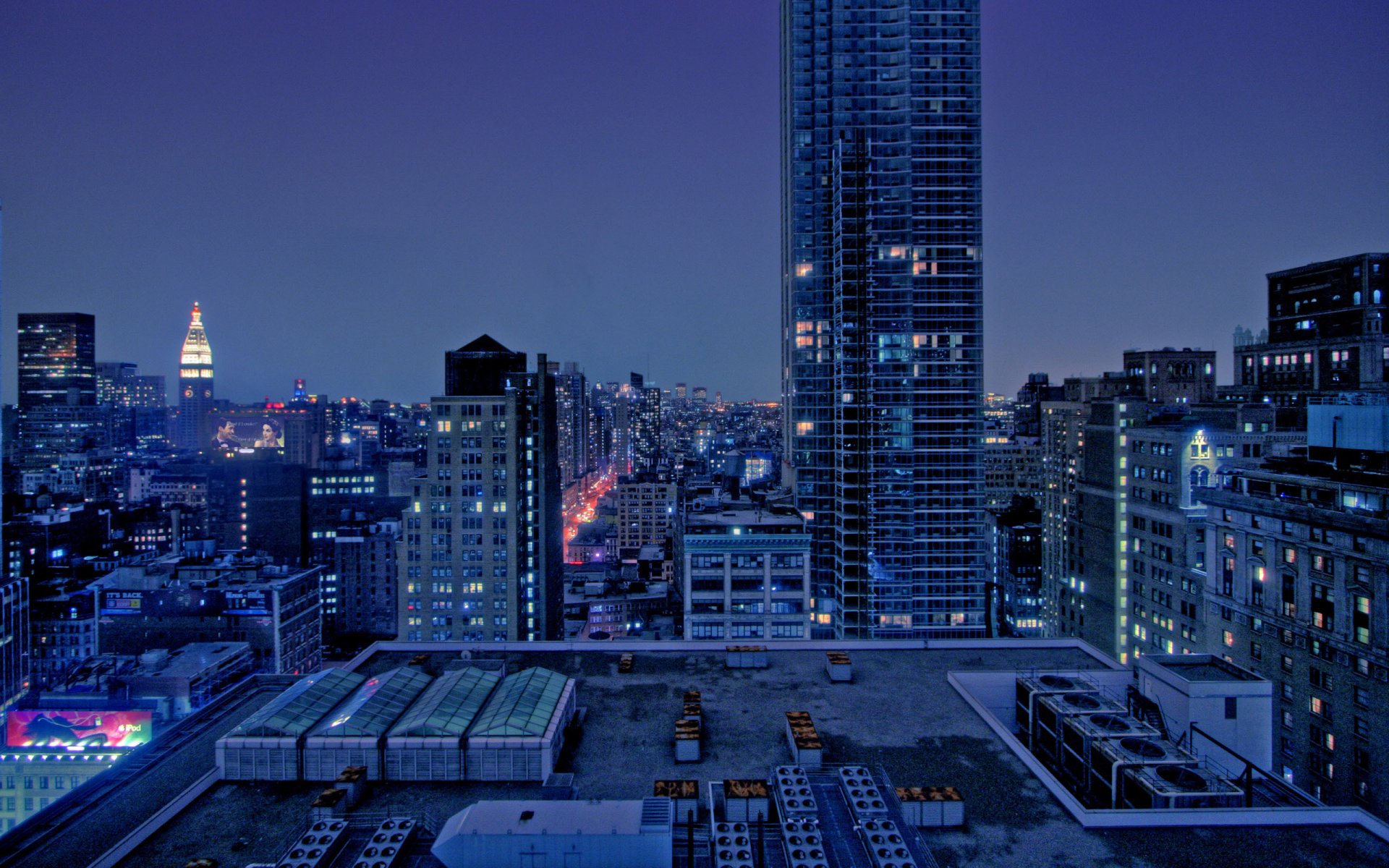 stadt nacht zuhause ansicht landschaft