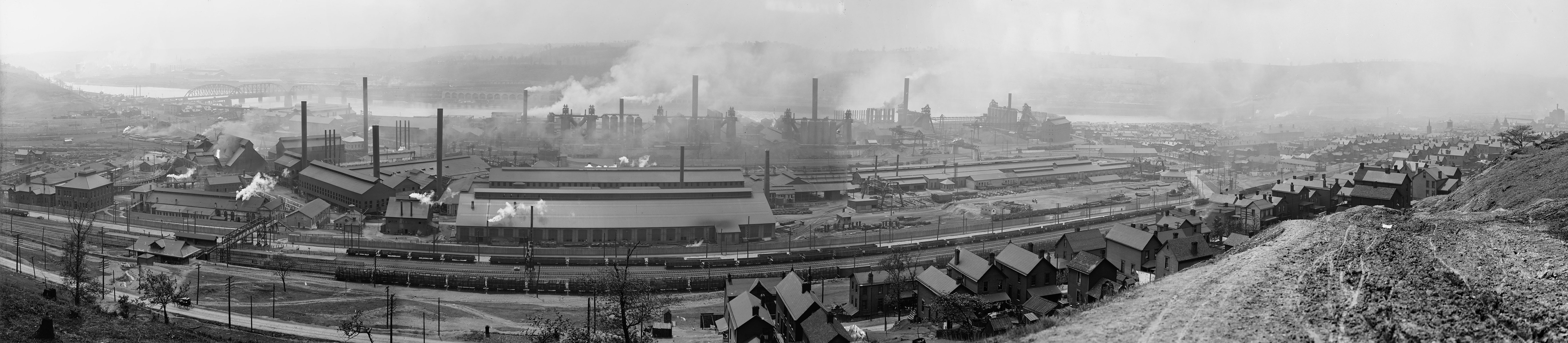 braddock pennsylvania stati uniti panorama