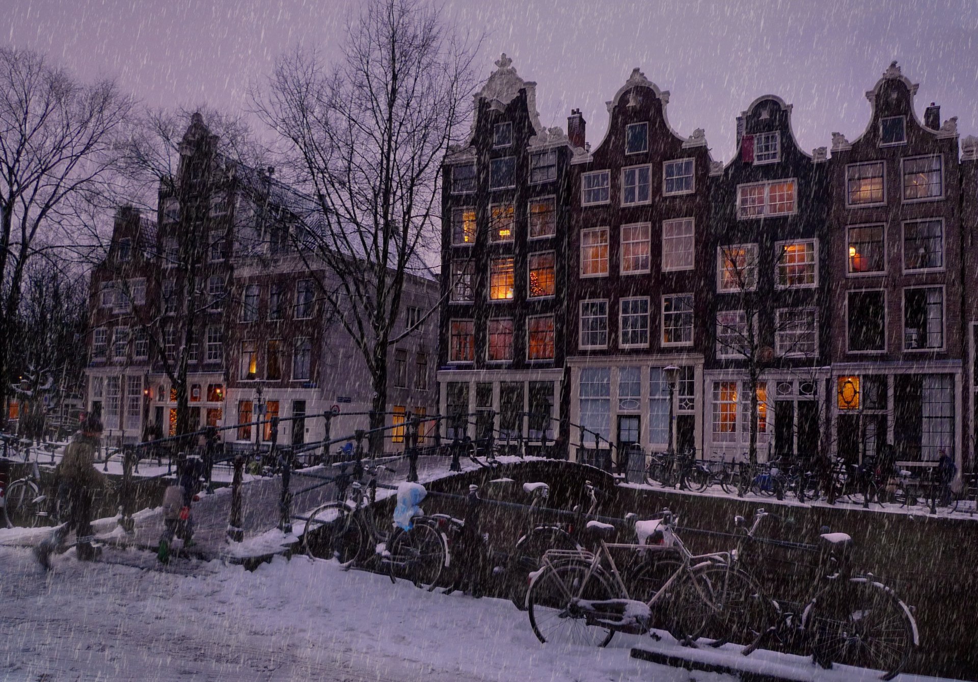 laissez-le neiger à amsterdam neige amsterdam