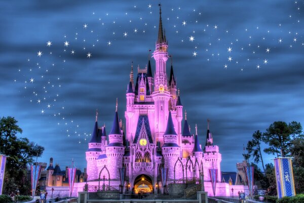 Disney Land Nachtschloss