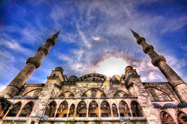 Schöne Moschee im Islam Foto