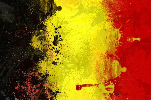 Бельгийский флаг артхаусное искусство