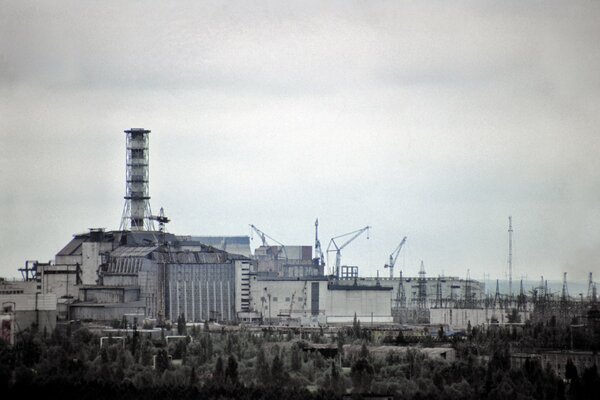 Foto del reactor de Chernóbil antes del accidente