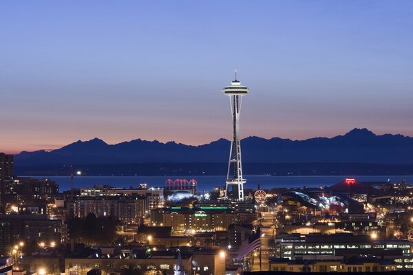 Soirée Seattle tour et loin de la montagne