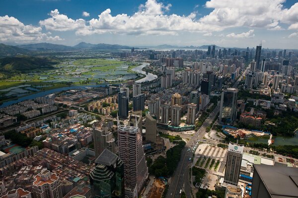 Daytime Chinese Skyscrapers