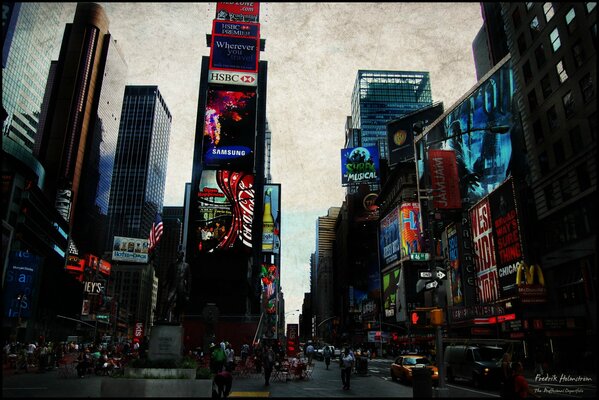 Time Square ville de New York États-Unis