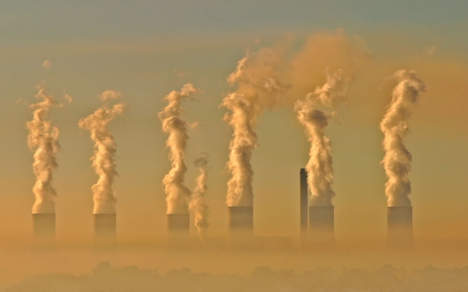 smog industriell verschmutzung schock