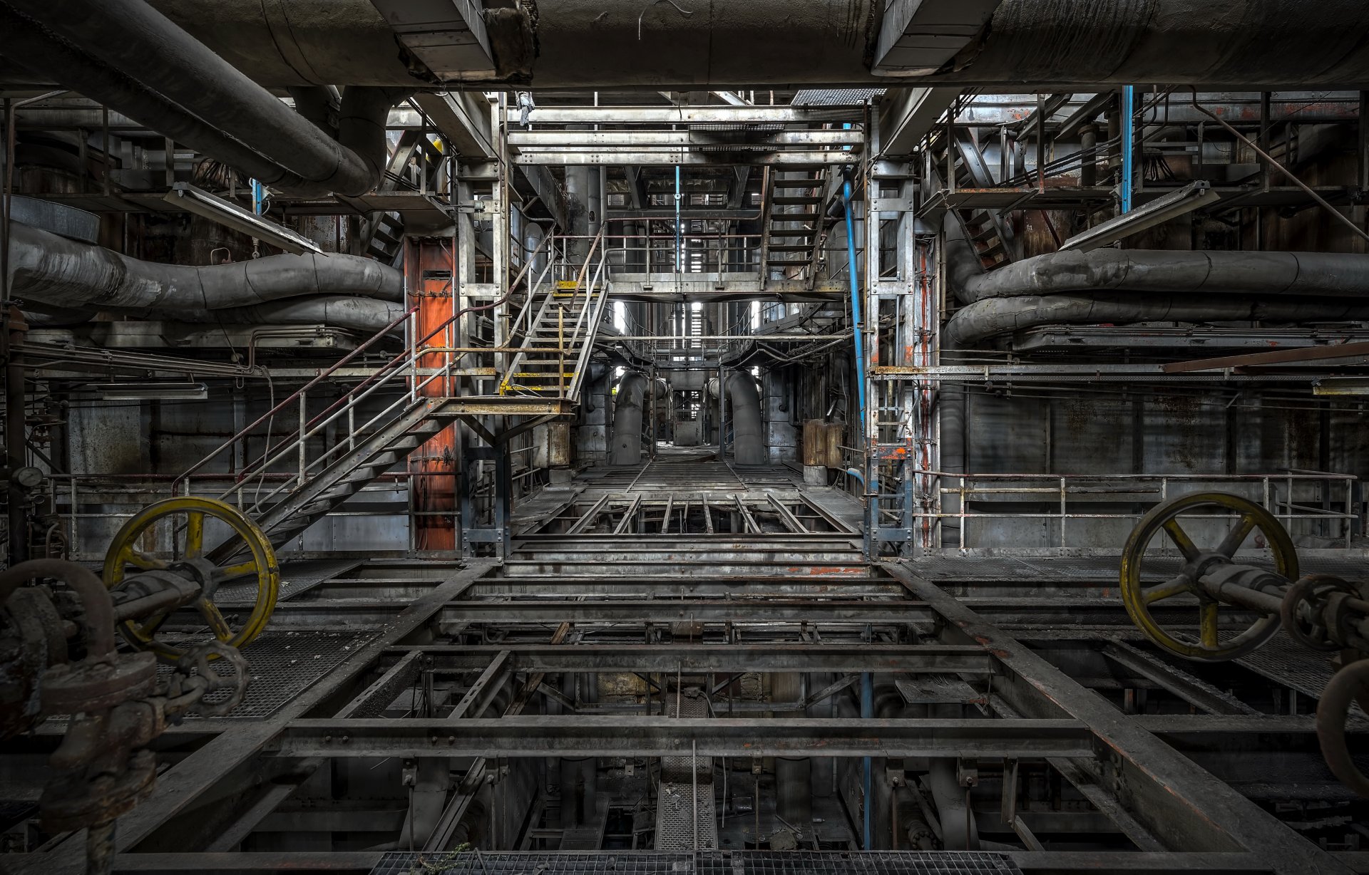 factory plant interior