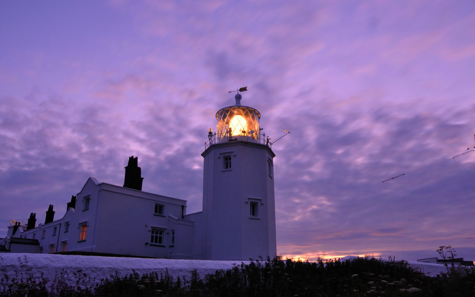 england licht himmel abend flieder dämmerung leuchtturm