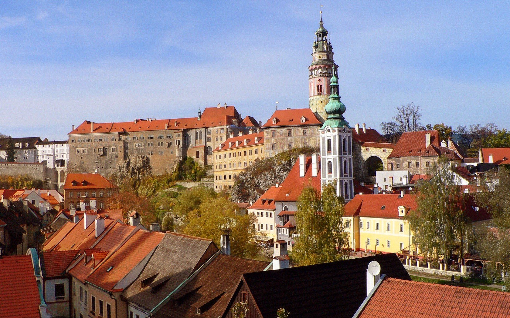 schloss häuser dächer