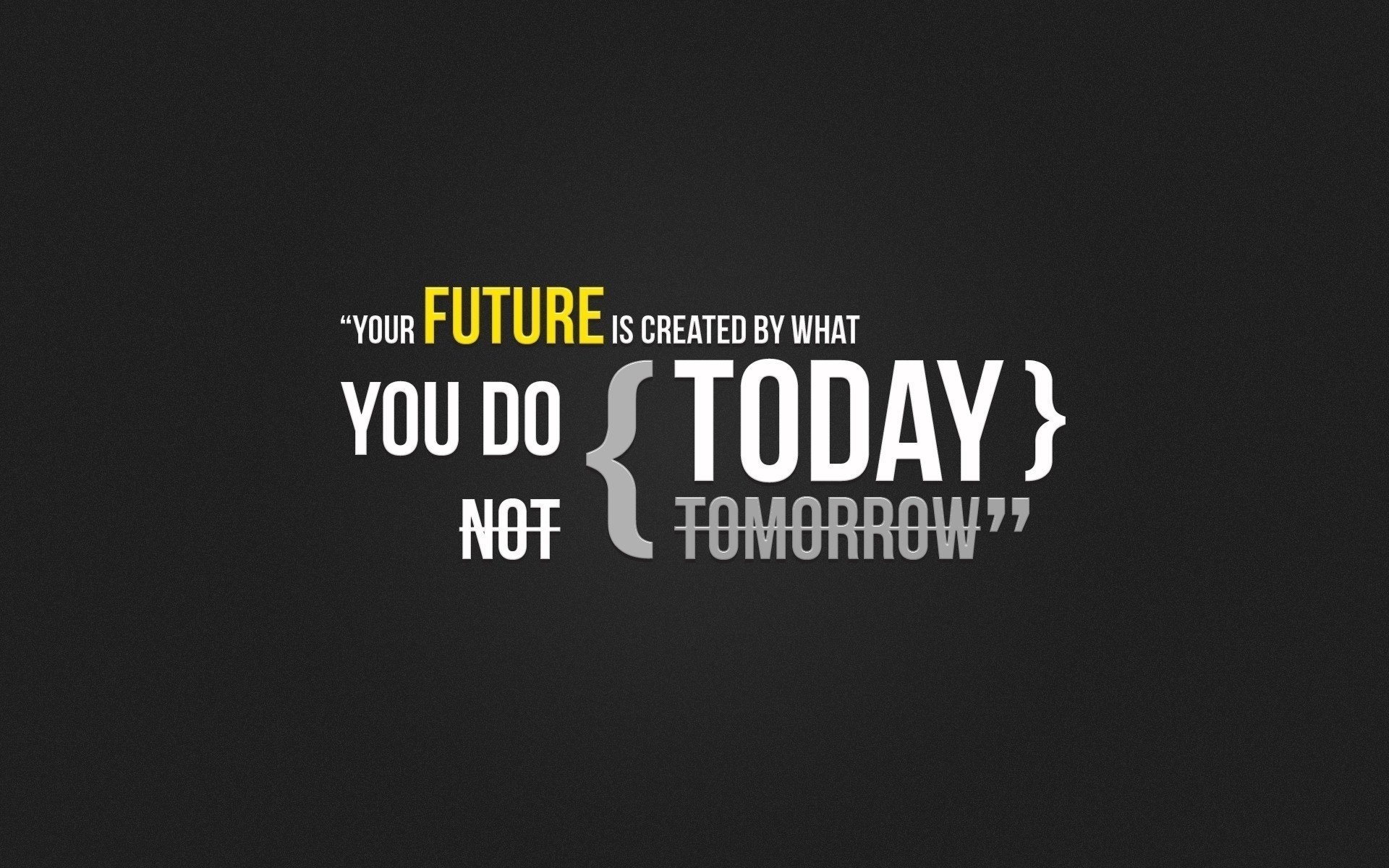 your future is created by the fact your future is created what you are doing today