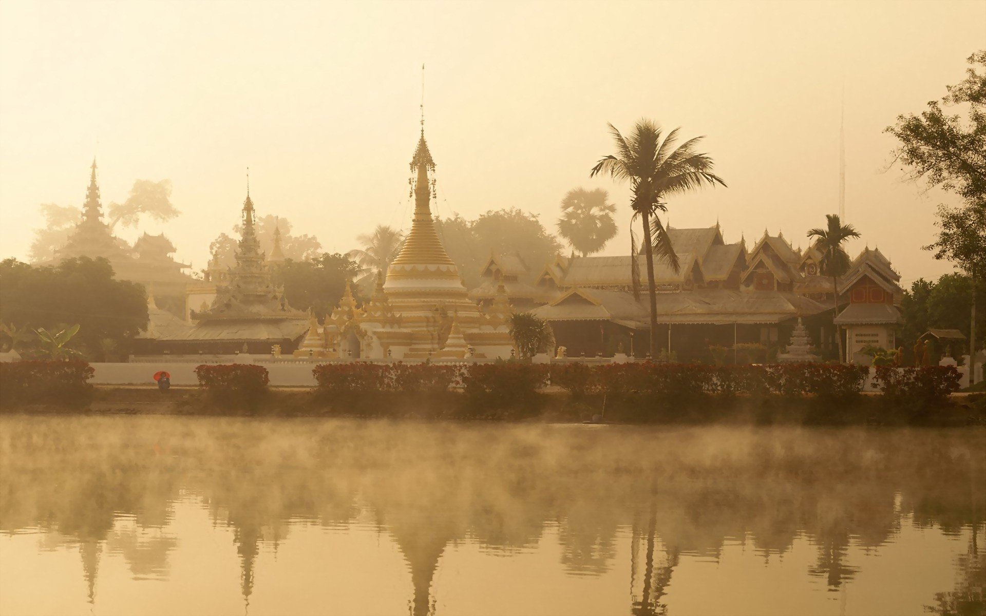 wat chong kham thailand goldenes dreieck