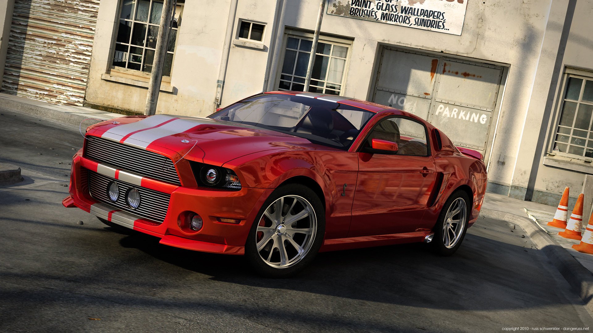 mustang 3d 2010