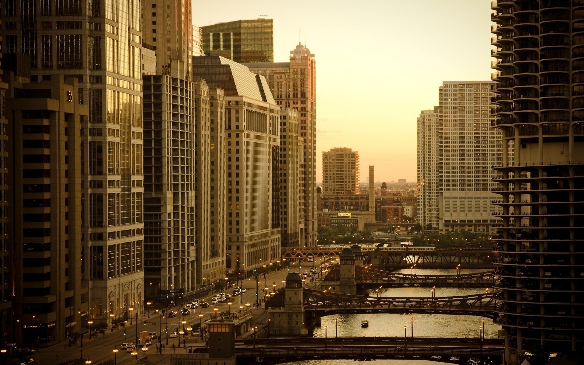 chicago grattacieli edifici case chicago stati uniti america