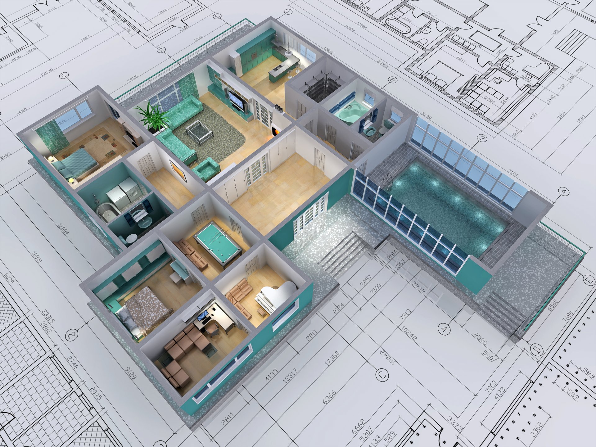 drawings design architecture housing