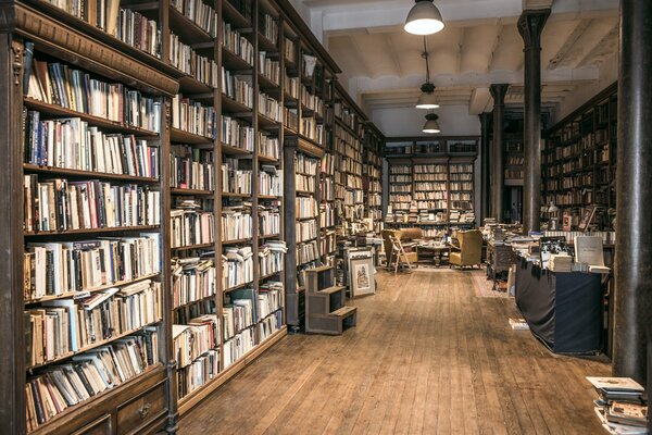 The prospect of a library with a bunch of books