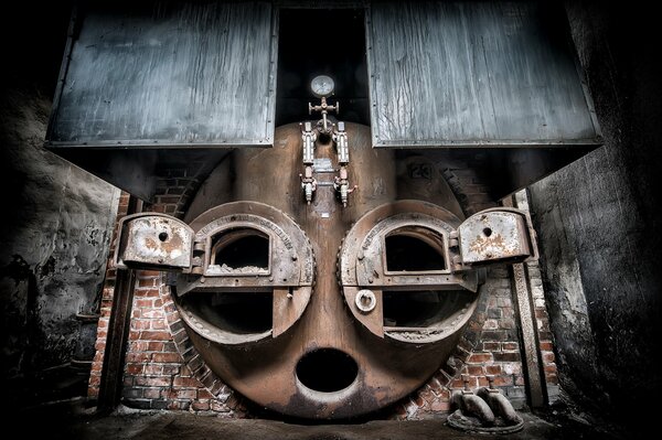 Stove, boiler, background - hut