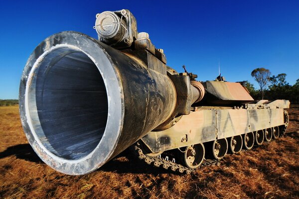 The abrams tank is a very dangerous weapon