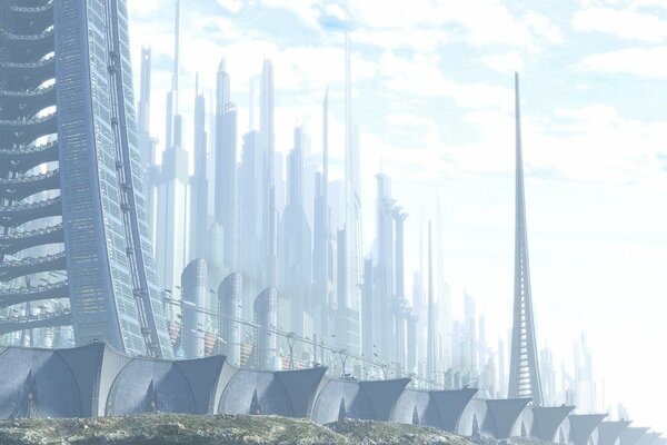 Tapety na komputer Miasto Przyszłości 