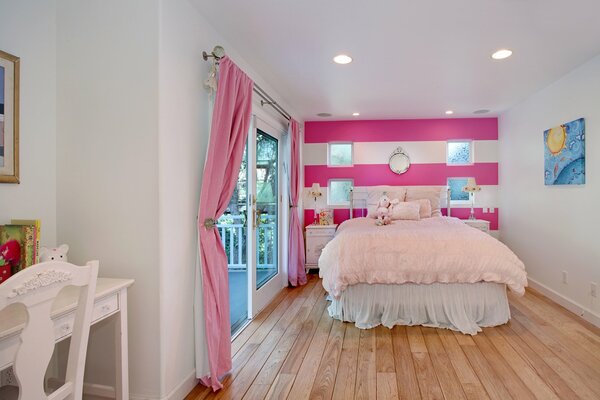 Design d intérieur chambre rose