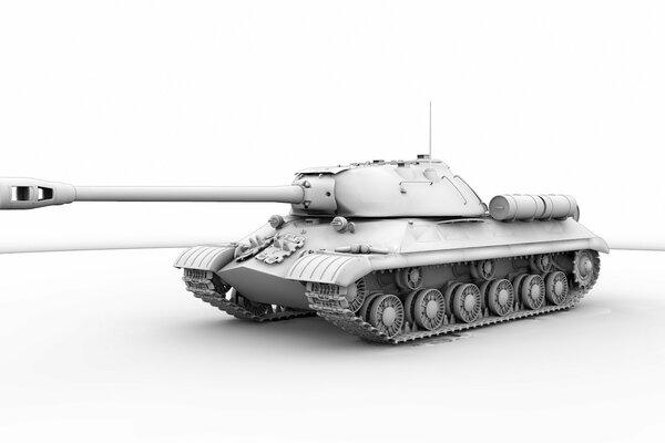 Świat czołgów World of tanks obraz czołgu w kolorze szarym