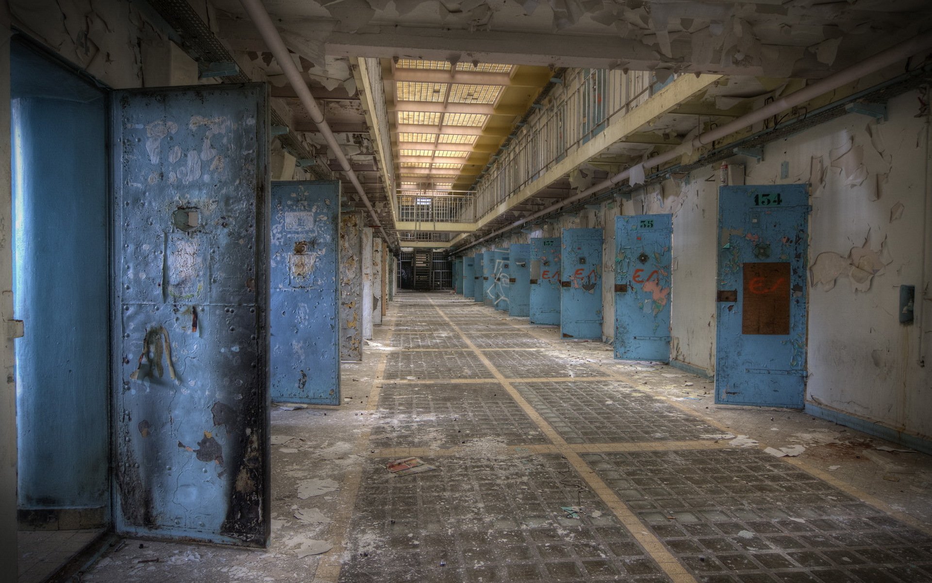 prison camera interior