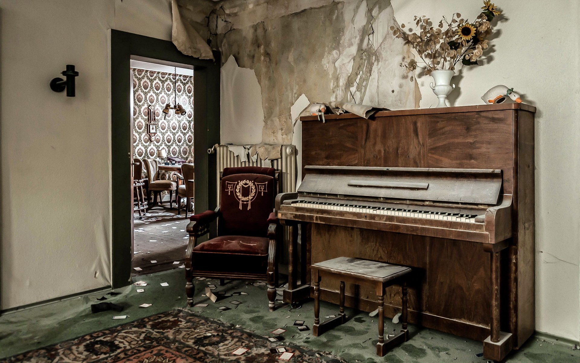 chambre piano porte