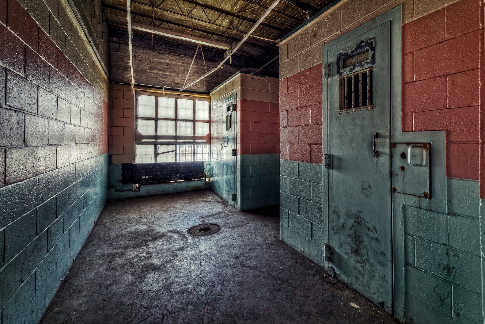 prison cellules intérieur