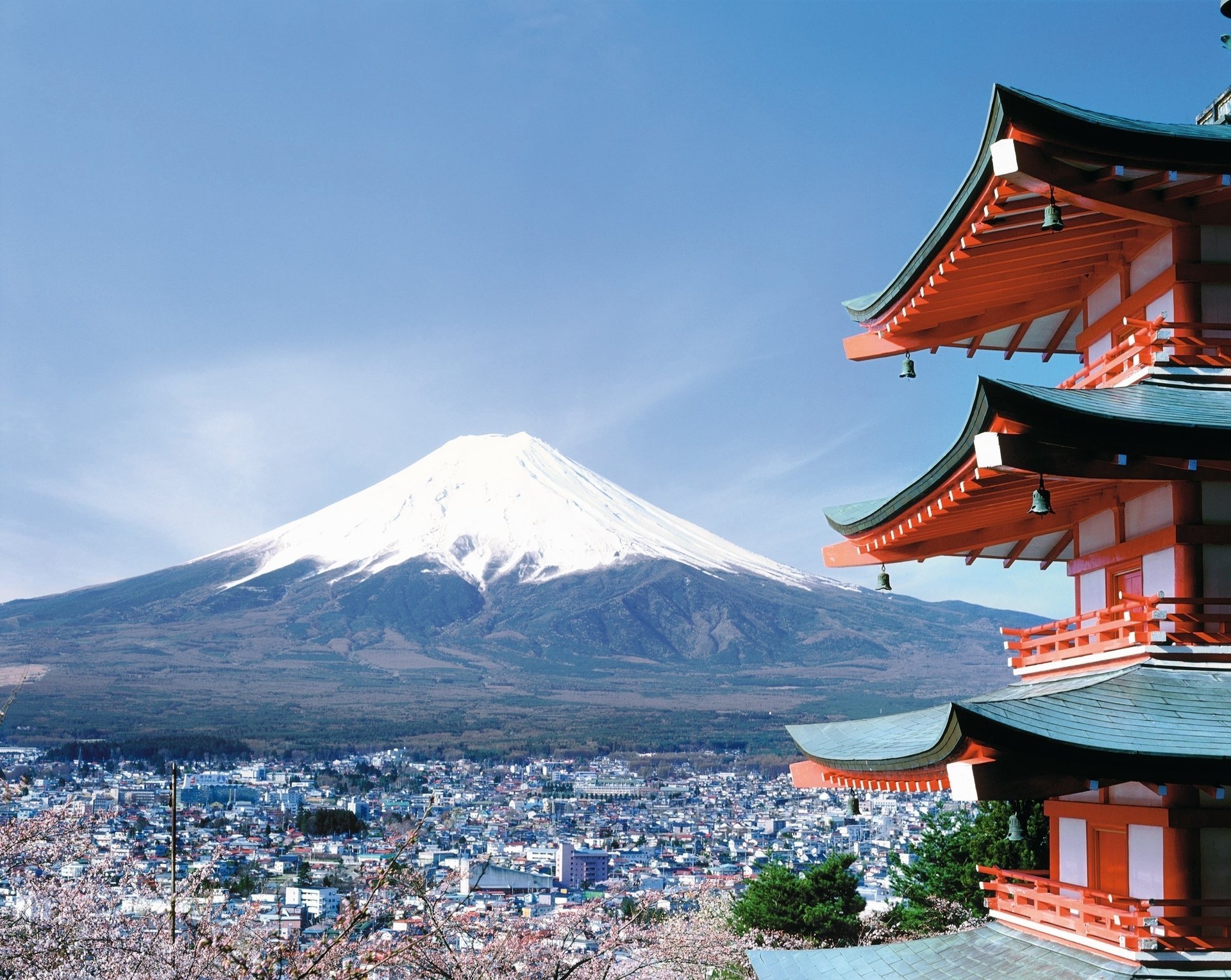 fujiyama japan stadt sakura