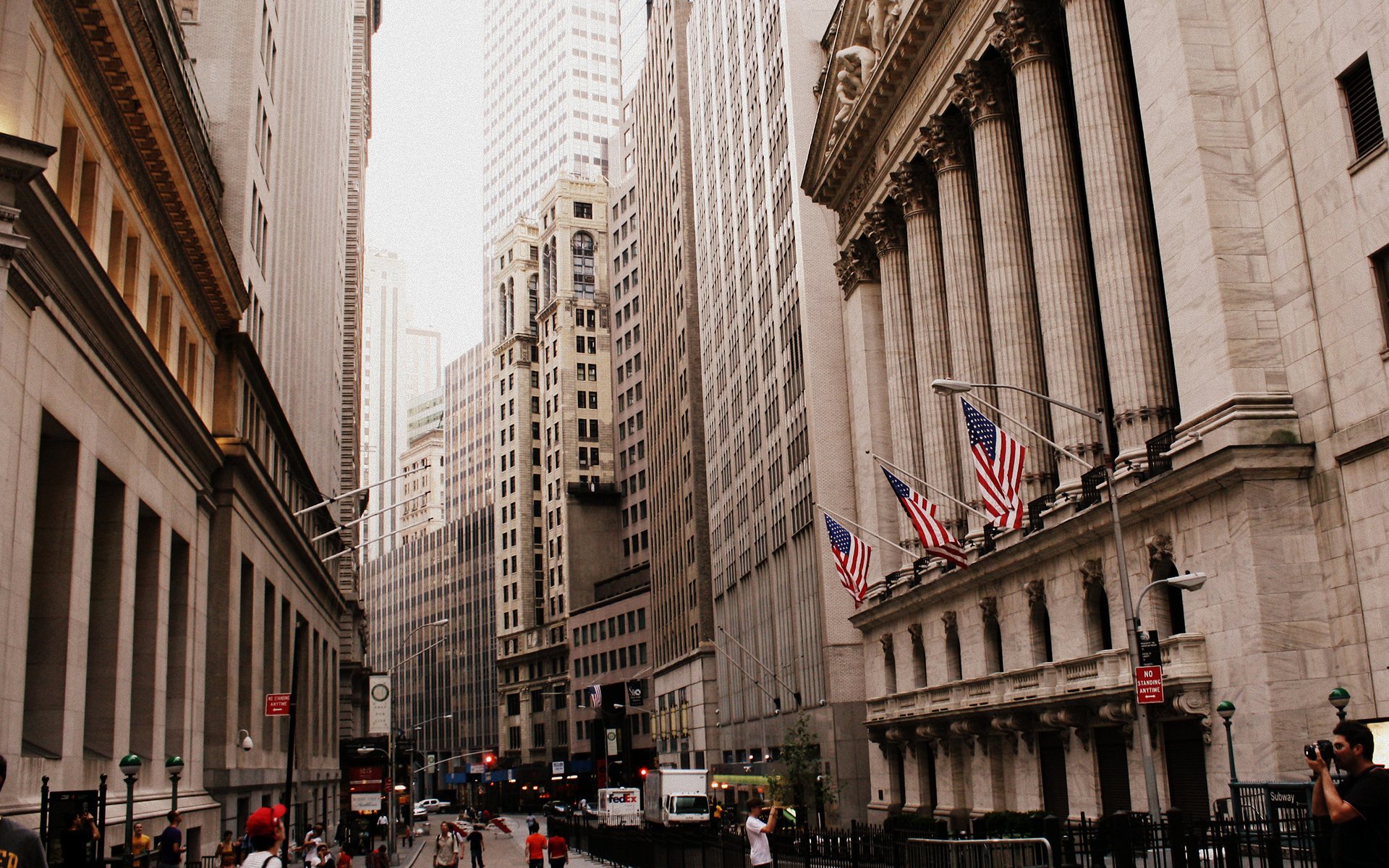 new york gebäude straße wall street stadt wolkenkratzer new york