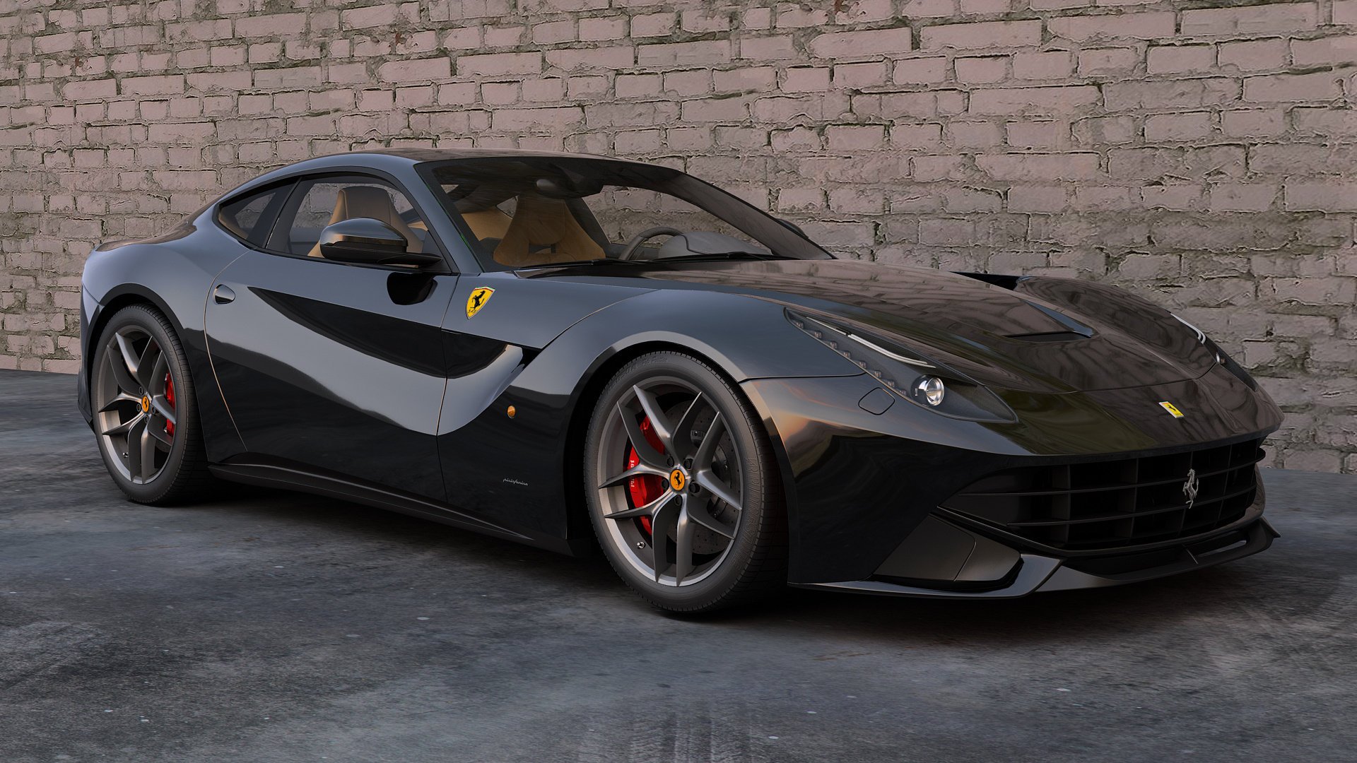 coche 3d ferrari