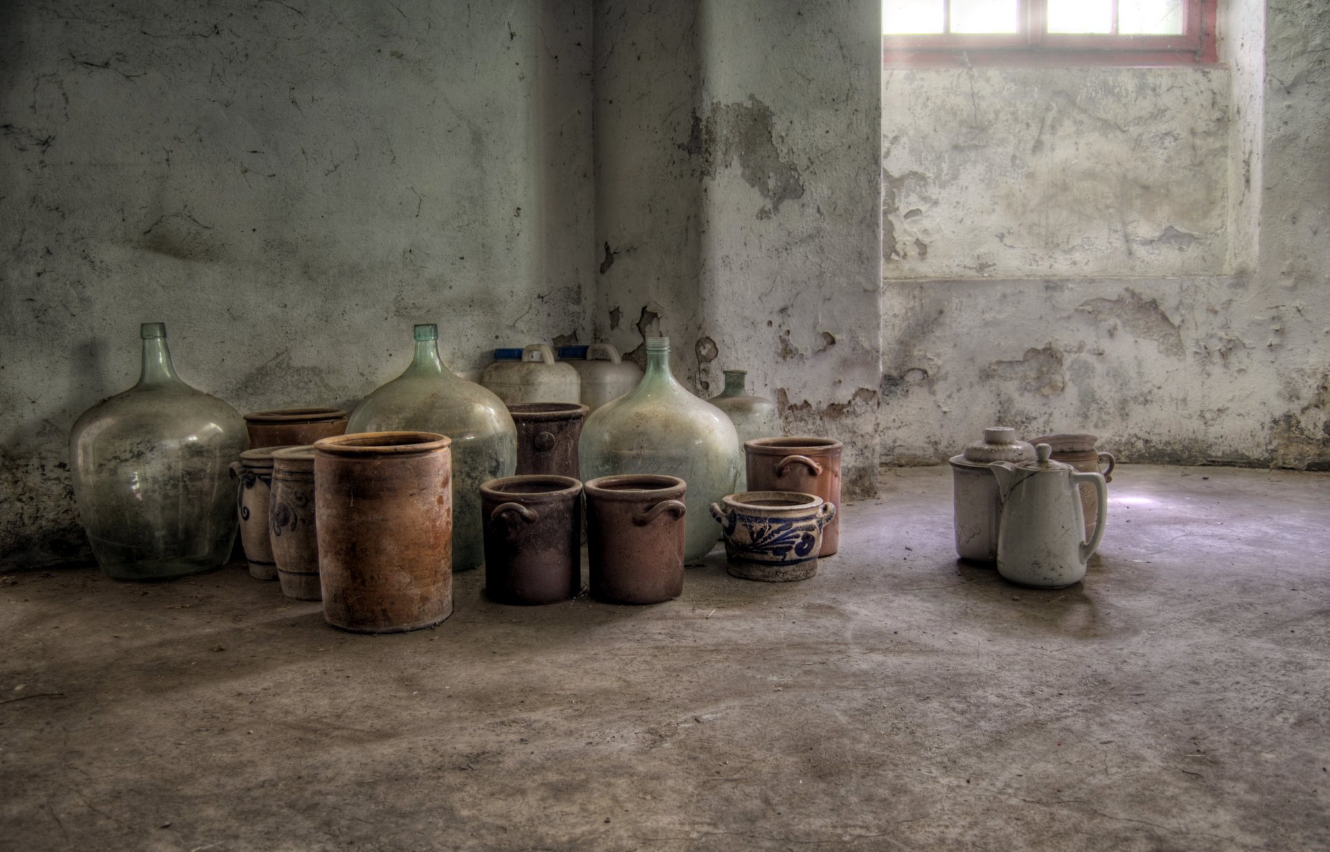 chambre bouteilles fond