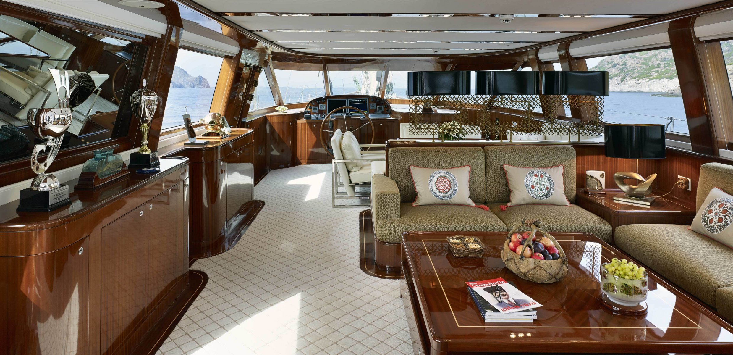 intérieur style conception yacht luxe yacht de luxe gentils