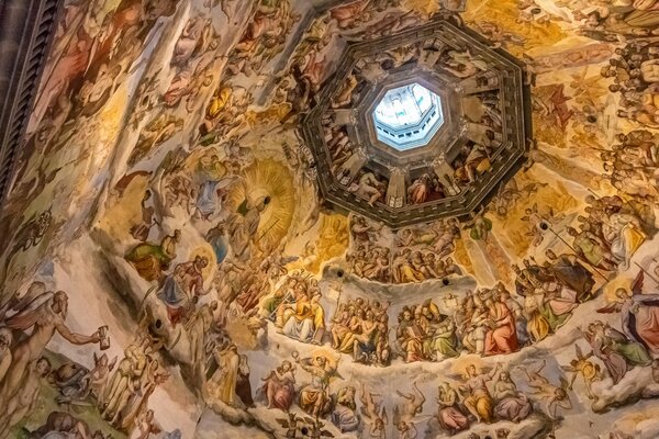 The dome of the Cathedral of Santa Maria Del Fiore in Florence