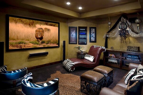 African-style interior, safari design