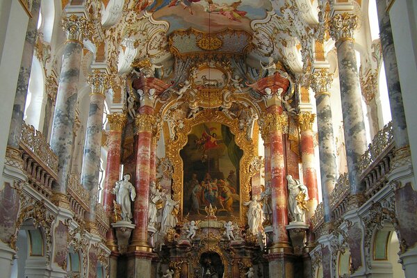 Christian church view from inside