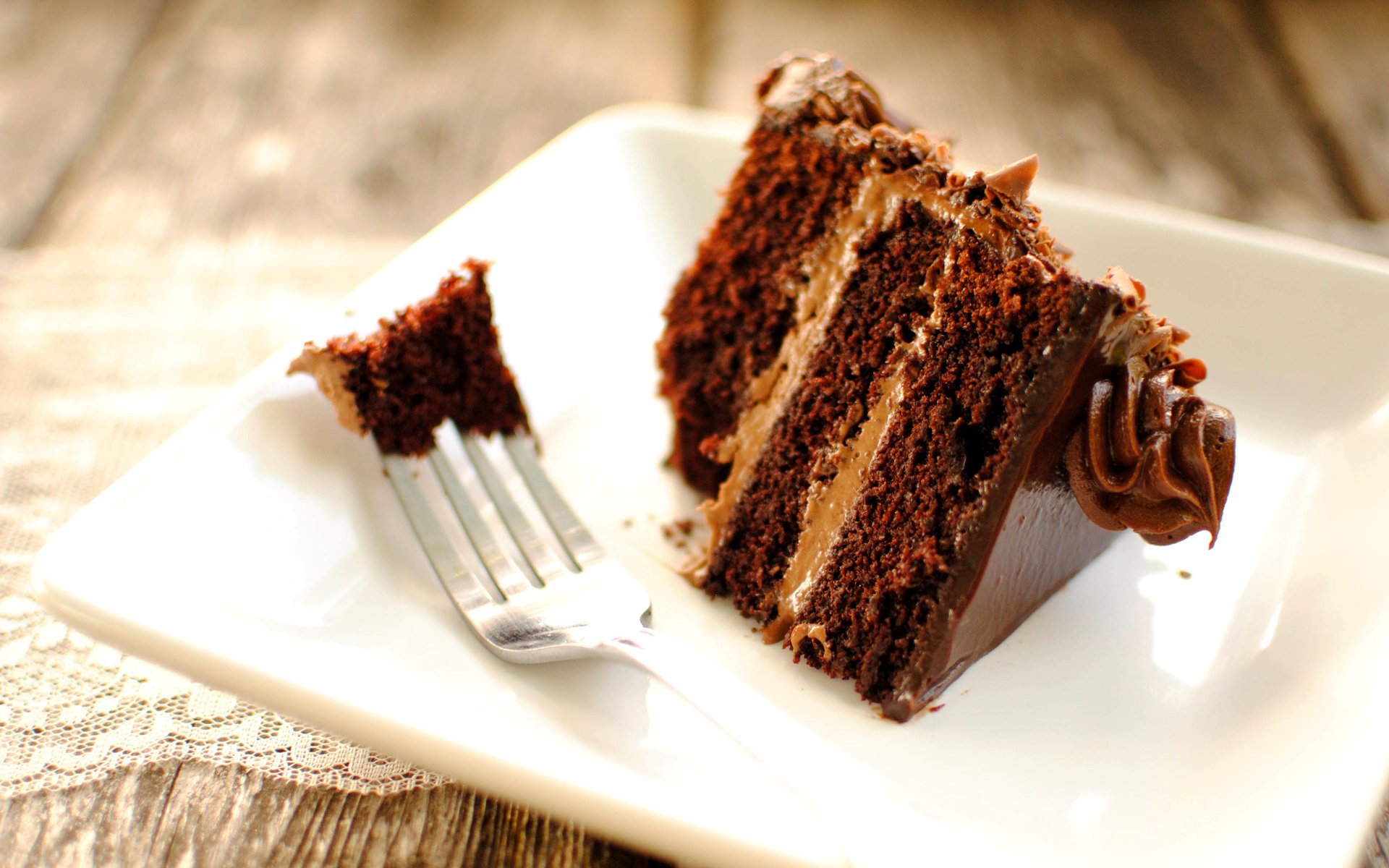 gâteau gâteau au chocolat repas chocolat crème bonbons dessert mets délicat assiette fourchette doux