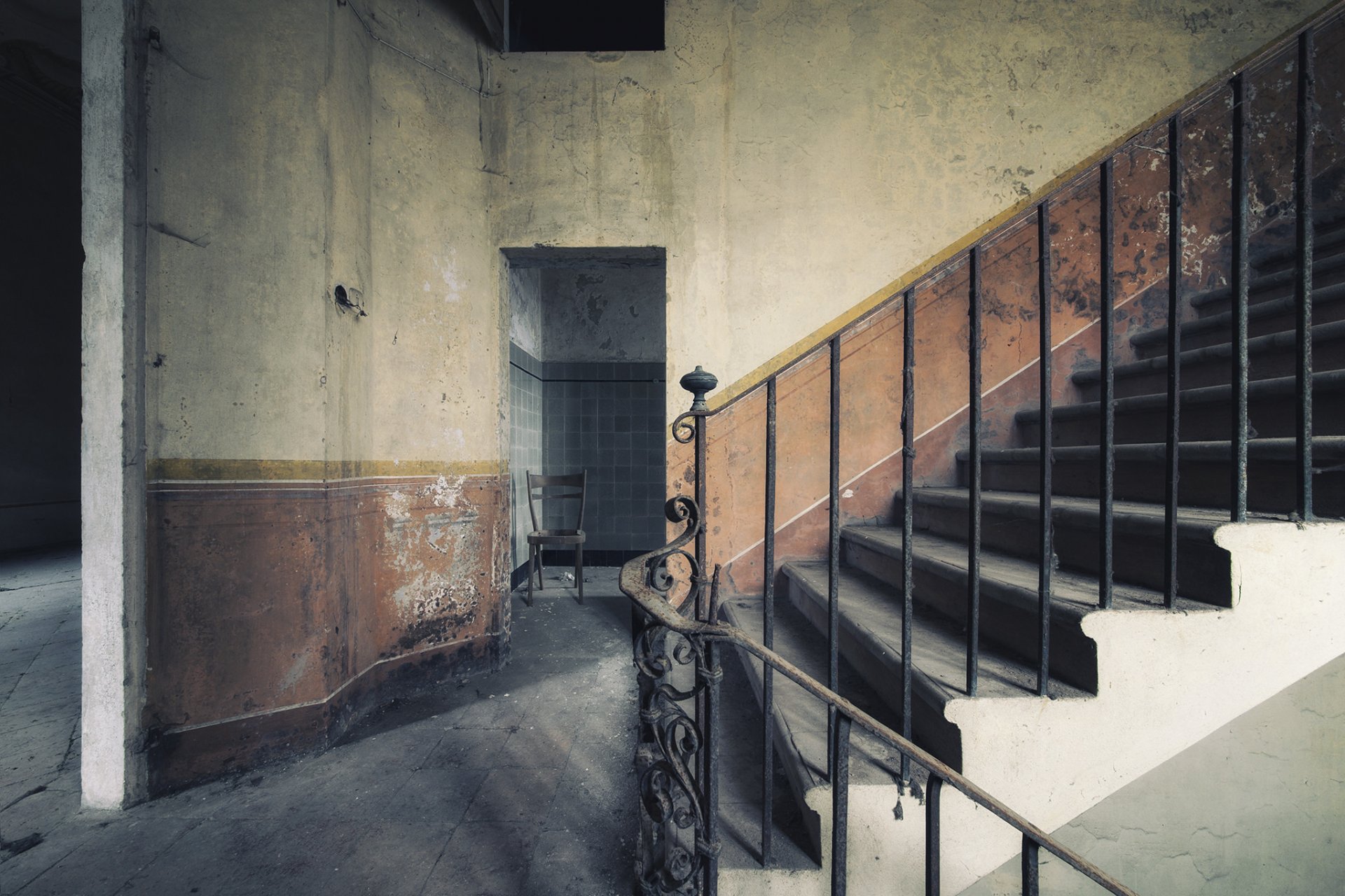 escalier chaise intérieur