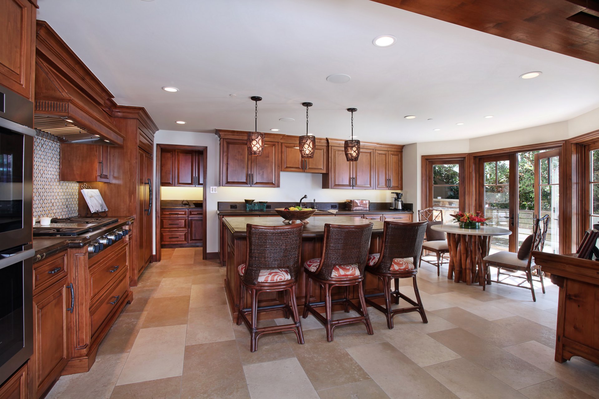 interior design kitchen chairs lighting photo