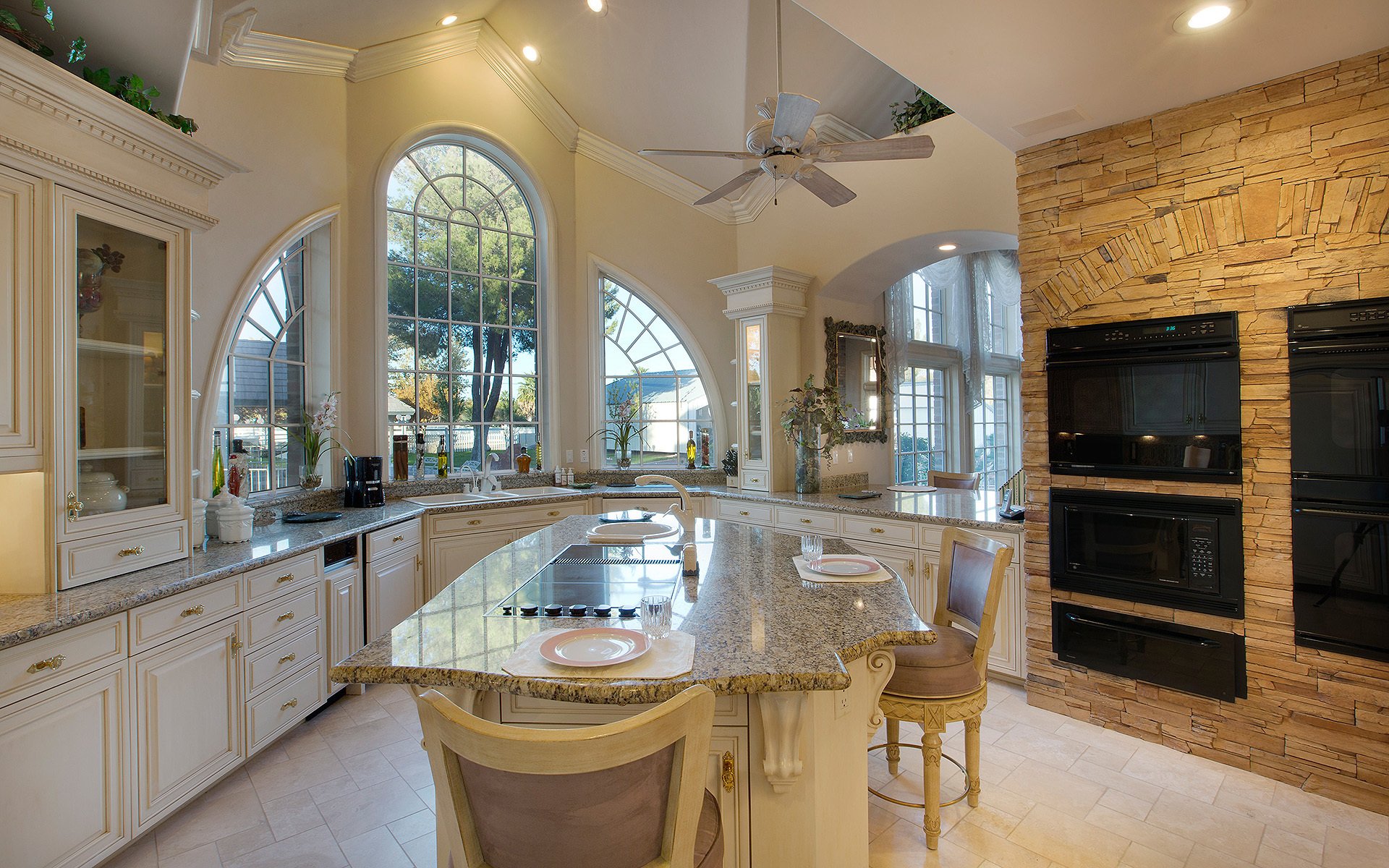 kitchen luxury home ranch