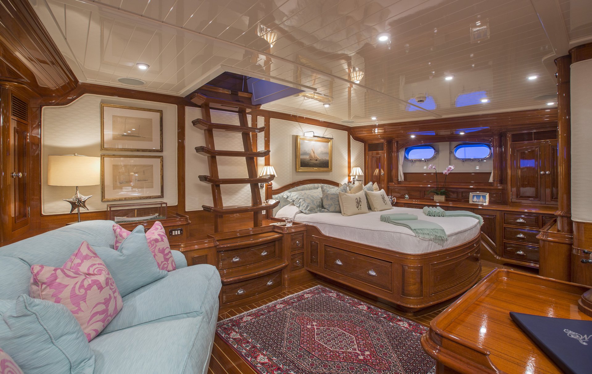 interior style design yacht suite cabin