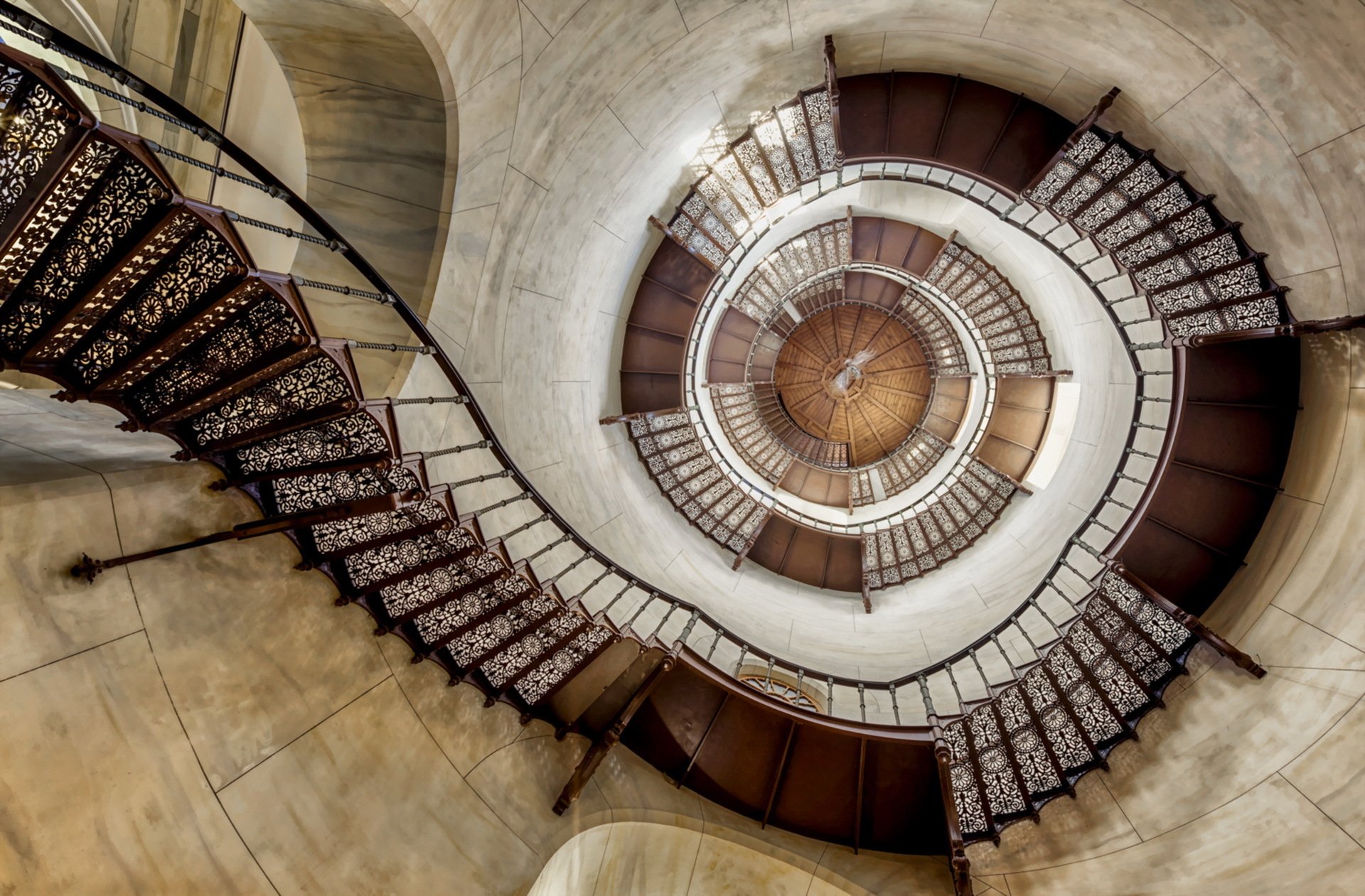 escalier mur fond