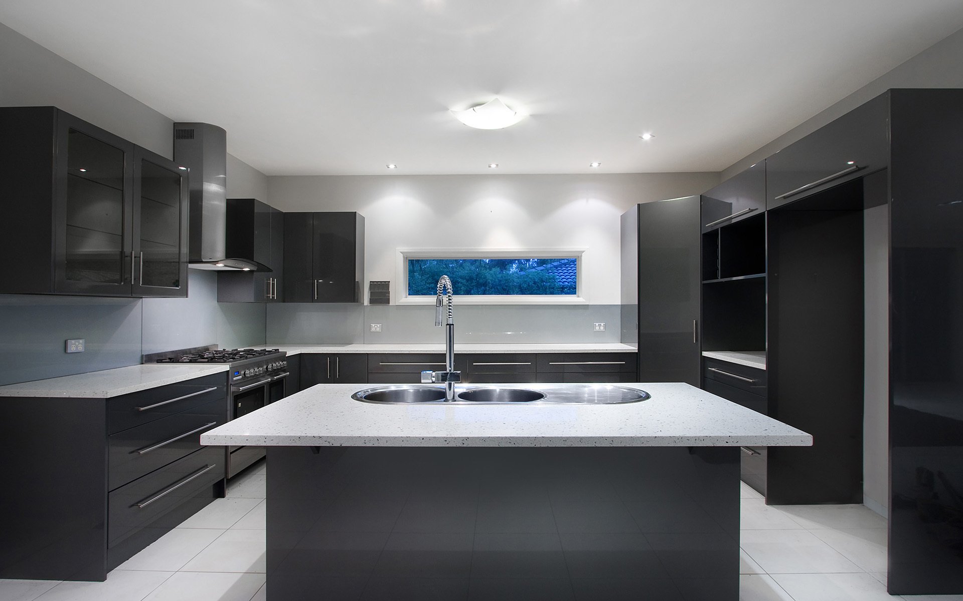 kitchen interior modern minimal home