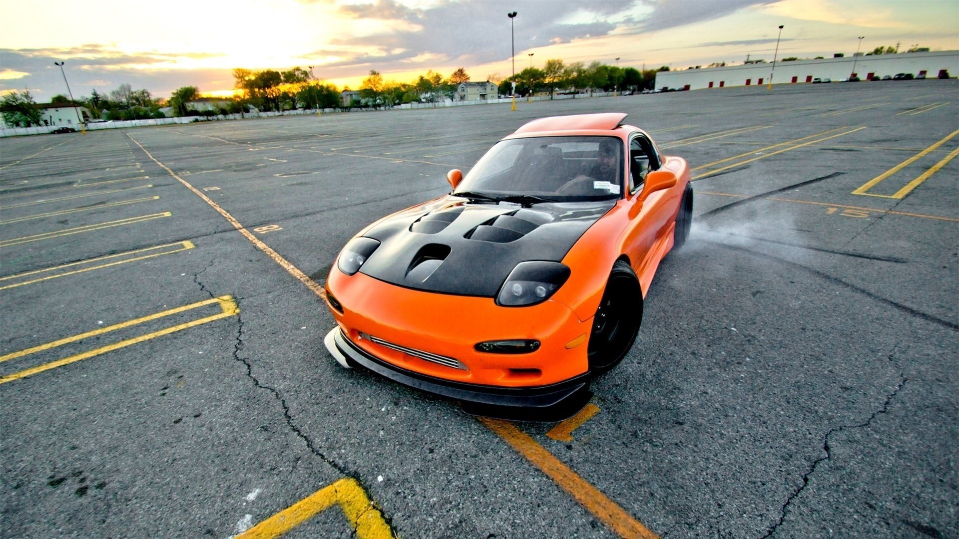 japan car shift style wallpapers mazda rx7 tuning jdm orange автомобиль drift