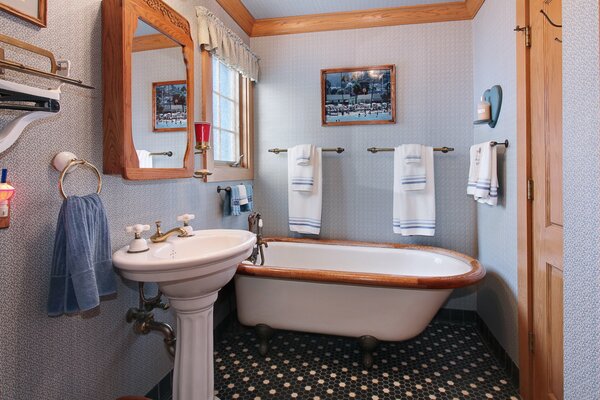 Bathroom interior. Photo