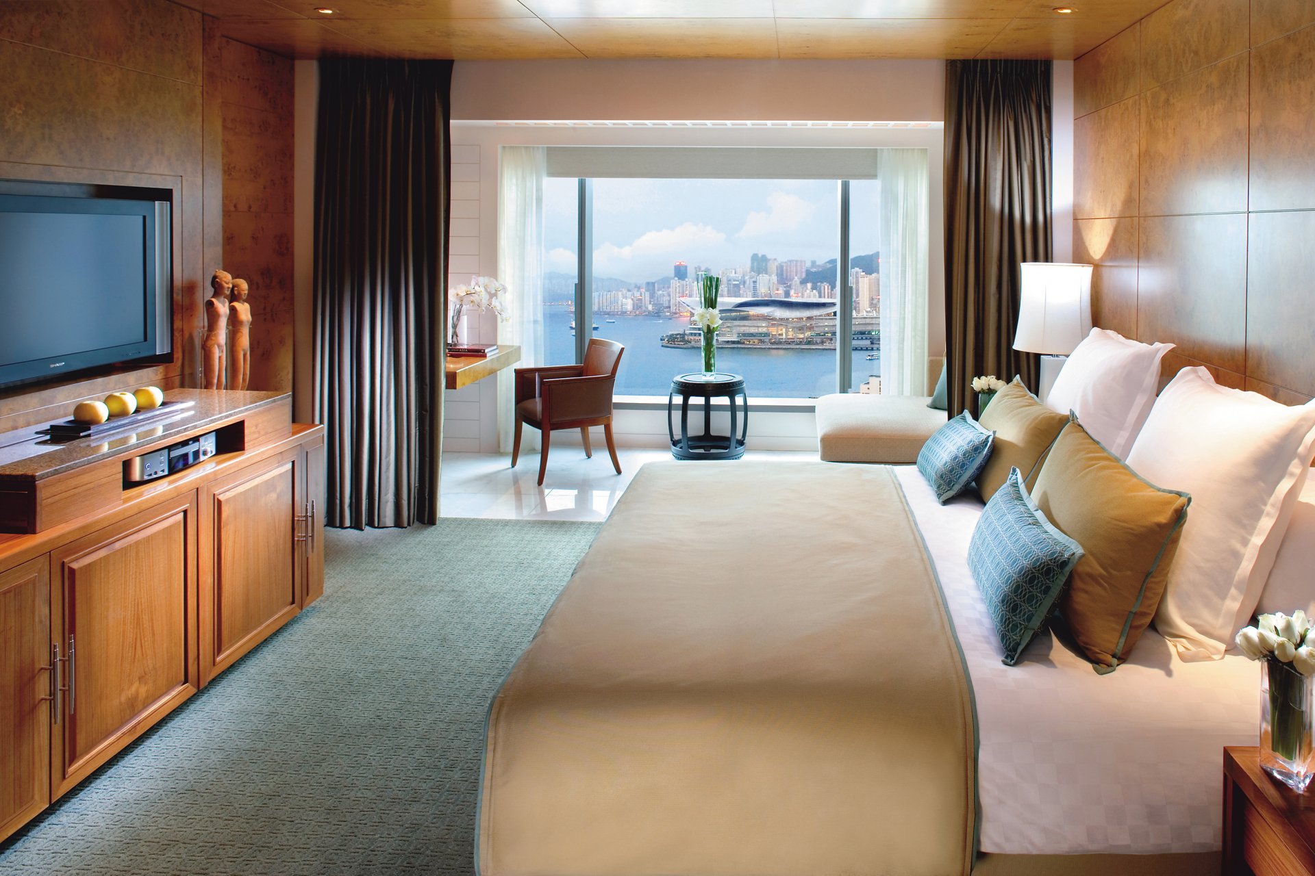 interior style design hotel room hong-kong room/ harbour