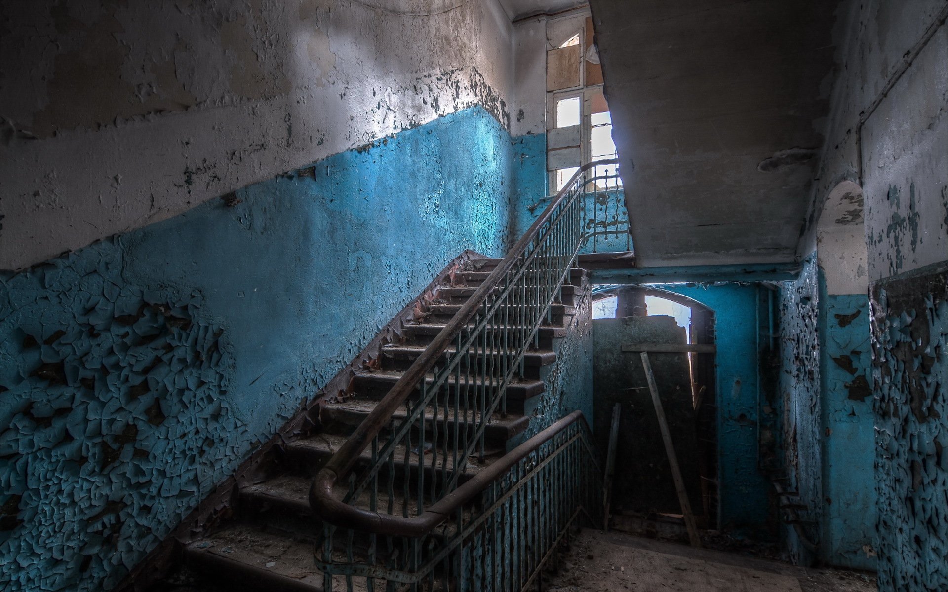 escalier intérieur fond